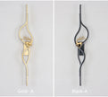 Modern Living Room Long Wall Lights with Anlter Design Gold Black TV Background Decorative Wall Lamp for Bedroom Remote Control