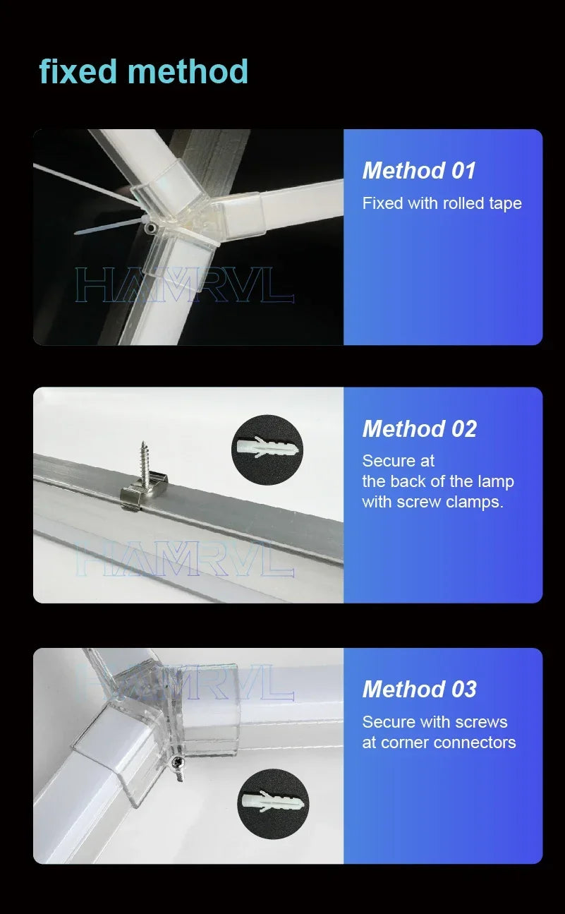 DIY Hair Salon Barbecue Shop Gym Bar Car Showroom 6000-6500k Garage Workshop Ceiling Light Honeycomb Tube Hexagonal LED Lighting
