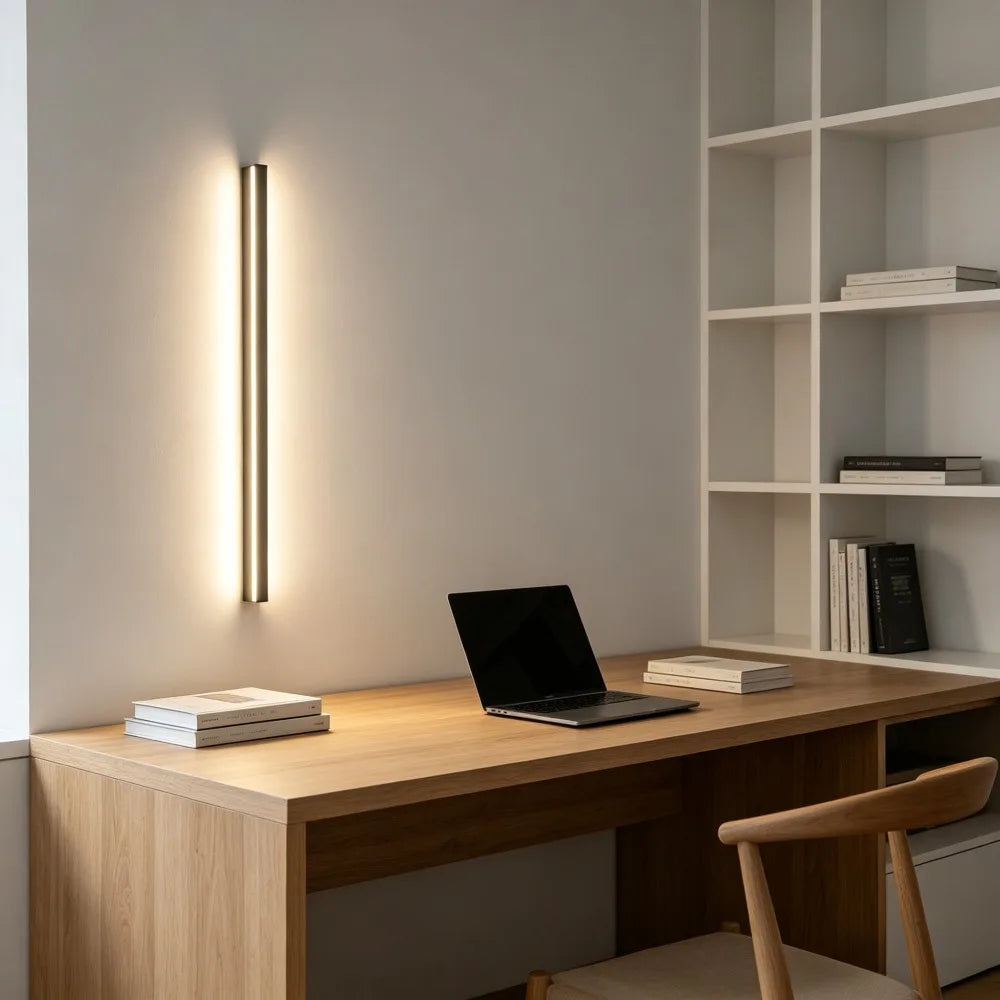 Minimalist Long Wall Lamp Modern Simple One Word Living Room Staircase Creative Background Wall Line Bedroom Bedside Light