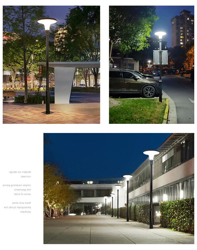 Modern Aluminum Garden Lamp Outdoor Ultra-Bright Home Outdoor Waterproof Garden Villa Community Park Landscape Street Light