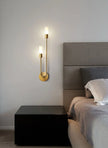 Black Gold LED Wall Lamps with G9 Light Bulb for Bedroom Bedside Interior LED Wall Lights Wall Sconce for Corridor Foyer Kitchen