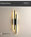 LED Bedroom Wall Lamp Wall Sconces Copper Line Pipe Acrylic Lampshade Indoor Lighting for Living Room Corridor Light Fixture
