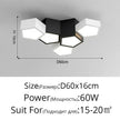 Nordic Designer Combination Honeycomb LED Indoor Ceiling Lamp,Remote Dimming Lustres Living Room Pendant Light Bedroom Decor