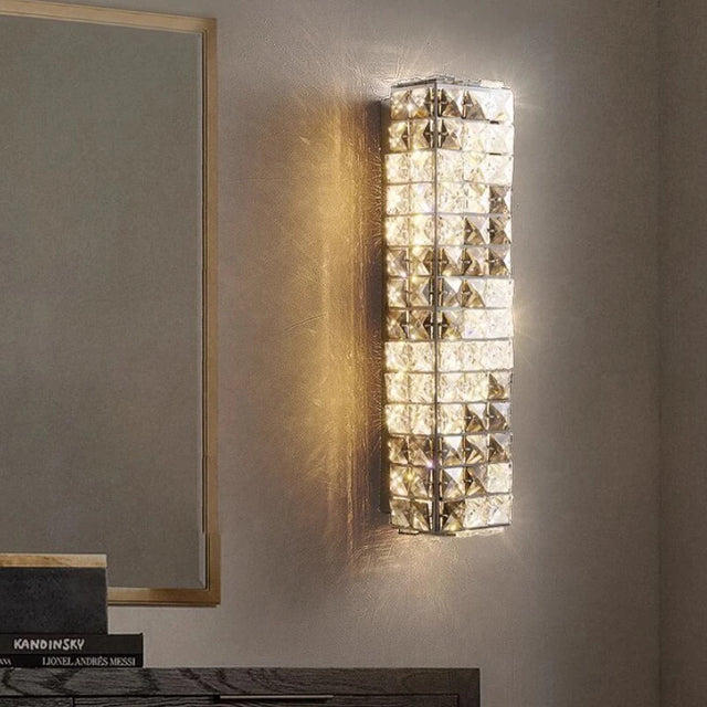 Crystal LED Wall Lights High-end Modern Interior Wall Lamps Bedside TV Background Restaurant Decor Lighting Fixtures