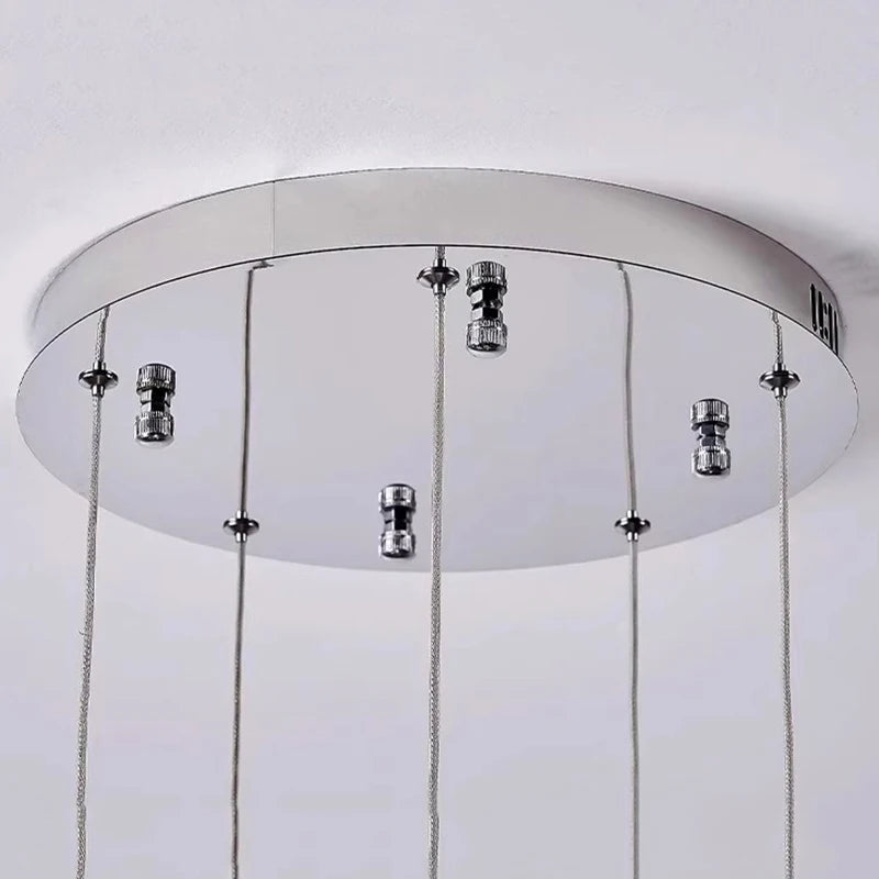 Modern home decoration crystal chandelier, stair Pendant lamp, living room Pendant lights, interior lighting