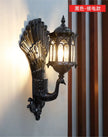 Outdoor Courtyard Pillar Entrance Waterproof Terrace Retro Courtyard Villa Exterior Wall Balcony Courtyard Wall Lamp