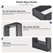 60Cm 80cm Waterproof Solar Garden Light Landscape Passage Highlighting Modern Light Emitting Diode Bollards Light