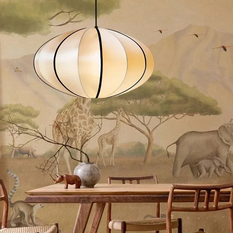 Restaurant pendant light, Japanese retro bedroom, tea room  homestay, new Chinese style living room, antique lantern