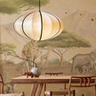 Restaurant pendant light, Japanese retro bedroom, tea room  homestay, new Chinese style living room, antique lantern