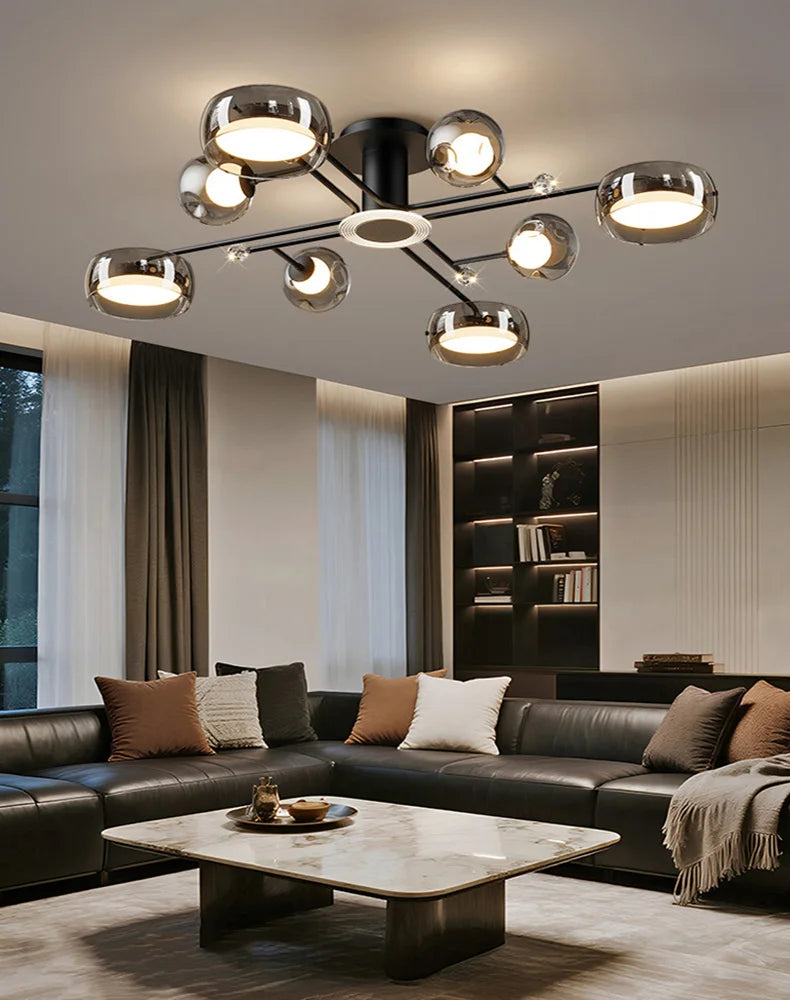Nordic home decoration salon bedroom decor smart led lamp lights for room dimmable Ceiling light lamparas indoor lighting