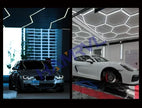 Diamond LED Ceiling Light Hexagonal Design Suitable for Garage Barber Shop Gym Exhibition Hall Ceiling Light Decoration Lighting