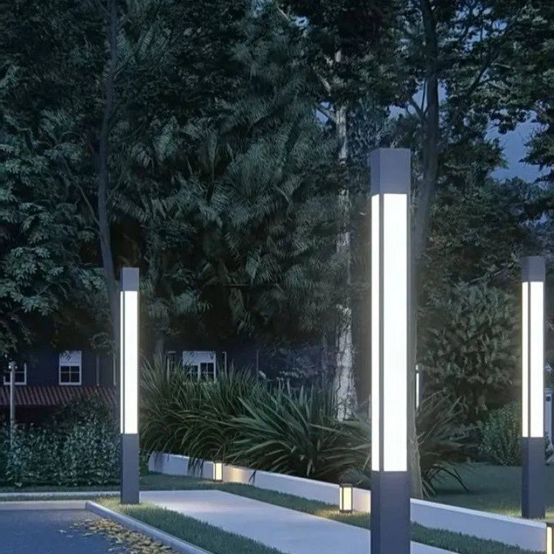 Landscape lights are connected to the community, garden landscape lights, and courtyard lights are now made of solar energy