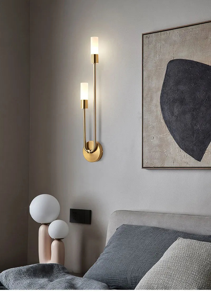 Nordic LED Wall Lights with G9 Light Bulb Hardwired AC85-265V Indoor LED Wall Lamps Bedroom Wall Sconce for Kitchen Corrdior