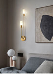 Nordic LED Wall Lights with G9 Light Bulb Hardwired AC85-265V Indoor LED Wall Lamps Bedroom Wall Sconce for Kitchen Corrdior