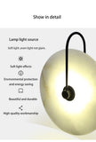 Modern LED Marble Wall Sconce Light Fixture Alabaster Lamp Living Room Bedroom Bedside Home Art Decoration Stone Decor Indoor