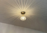 Modern Pendant Ceiling Lamp with Glass Shade for Kitchen Aisle Balcony Bedroom Home Art Deco Led Ceiling Lights Fixtures E27