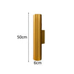 Modern Gold Pipe Wall Lamps Tube Light Home Decor Bathroom Bedroom Lamp Wall Sconces Led Mirror Light Loft Background lighting