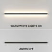 Modern Plug in Long Wall Sconce Indoor Wall Lamp Wall Mounted Light for Bedroom Living Room Hallway