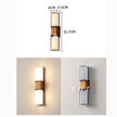 IP65 Waterproof 12W Outdoor Lighting Led Wall Lamp Modern Aluminum Surface Mounted Led Garden Stairs Porch Light AC110V 220V