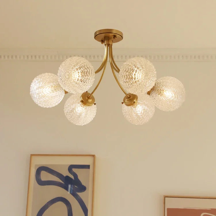 2025Modant Creative Glass Ball Acrylic Designer Ceiling Light for Living Room Bedroom Villa Home Decoration Hanging Light