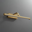 Modern Gold Copper Wall Light Rotatable Mirror Bathroom Bedroom Sconce Brass Simple Lamp GN421TN