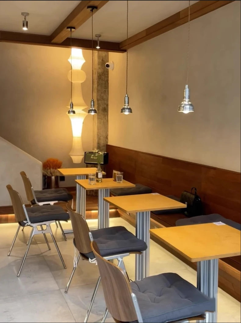 American Chrome restaurant Dining rooom Chandelier light aisle coffee shop cafe bar Club Kitchen table pendant light Bedroom Lam
