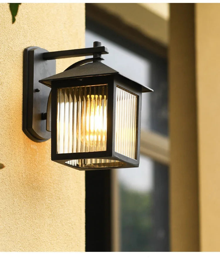 Outdoor Waterproof Wall Lamp Simple Modern Hotel Restaurant Clothing Store Decorative Lighting Villa Gate Balcony Lamp