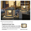 Solar Column Head Lamps Waterproof Courtyard Lamps Gate Pillar Lamps Wall Column Lamps Outdoor Villa Column Head Lamps