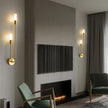 Nordic Luxury Wall Lamp Living Room Modern Minimalist LED Black gold Creative TV Background Wall Corridor Bedroom Bedside Lamp