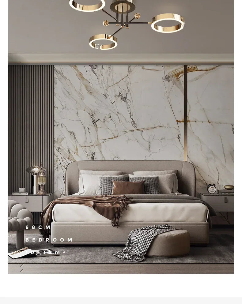 Modern Luxury Nordic Style Aluminum Circle Shaped LED Pendant Light Art Creative Lamp for Living Room Home Decoration Chandelier