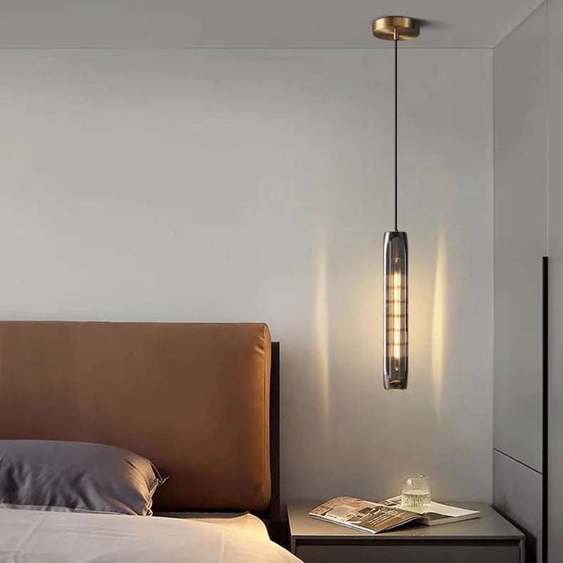 Nordic Minimal LED Pendant Lights Tubes Shaped Chandeliers Home Decor Dinning Living Rooms Villa Island Counter Lighting Fixture