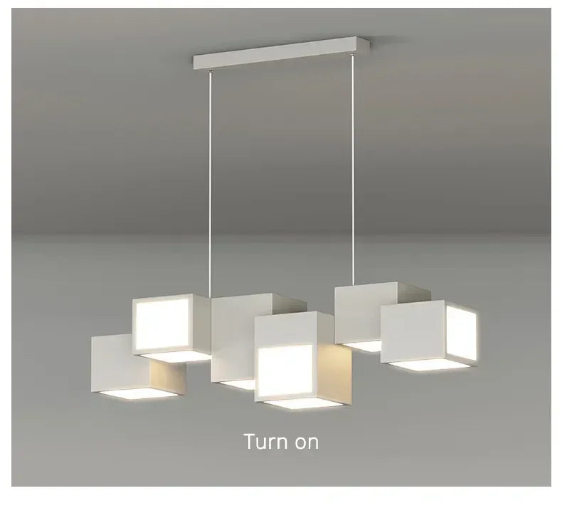 Nordic Designer Combination Honeycomb LED Indoor Ceiling Lamp,Remote Dimming Lustres Living Room Pendant Light Bedroom Decor