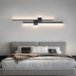Wall Lamps LED Lights Simple Modern Sofa Living Room Decor TV Background Decoration Wood Grille Bedroom Bar Long Strip Wall Lamp