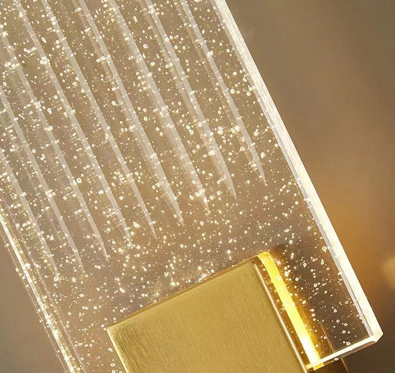 Modern Bubble Crystal LED Wall Lamps Bathroom Dresser Living Room Bedroom Mirror Wall Sconces Indoor Decoration Lighting Lustres