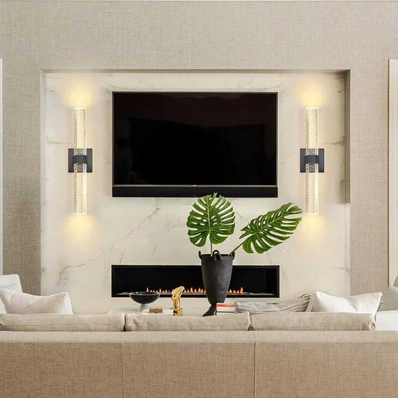Modern Bubble Crystal LED Wall Lamps Bathroom Dresser Living Room Bedroom Mirror Wall Sconces Indoor Decoration Lighting Lustres