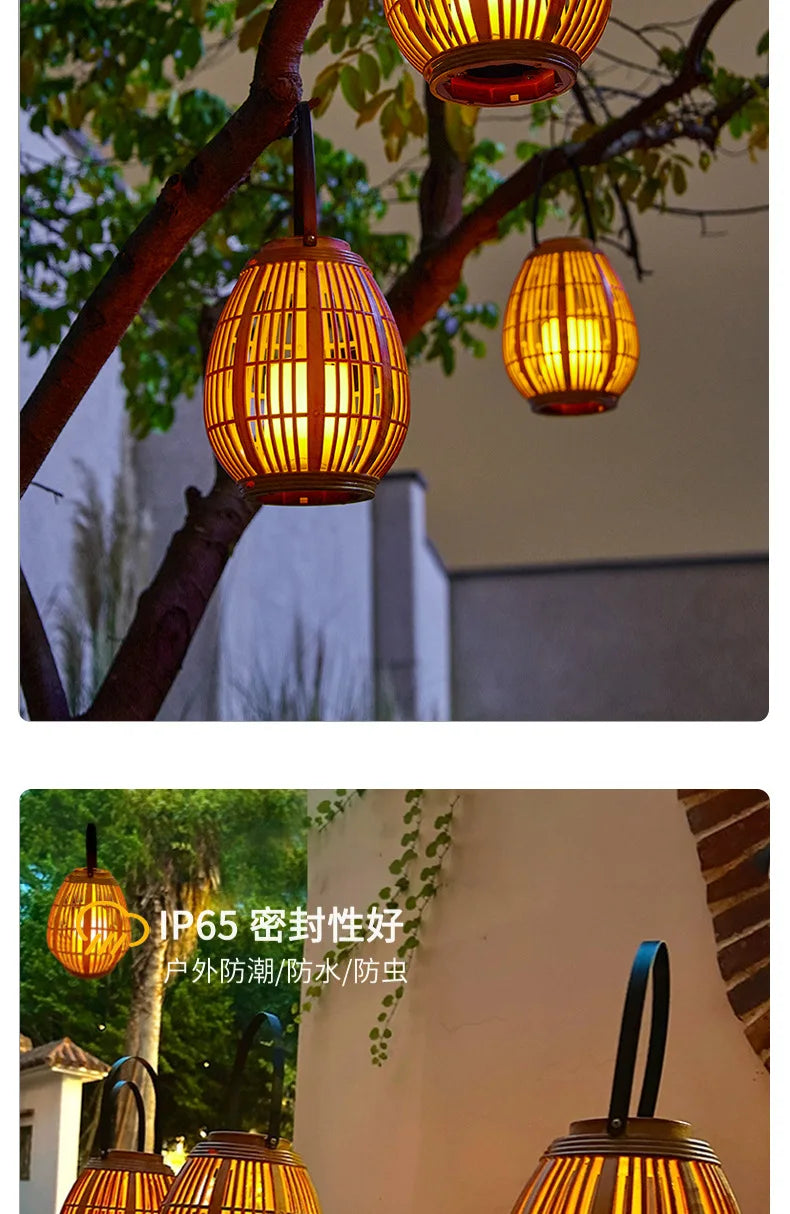 Solar Outdoor Terrace Hanging Light Balcony Decoration Ambient Light Energy Conservation Landscape Lights Decorative Light