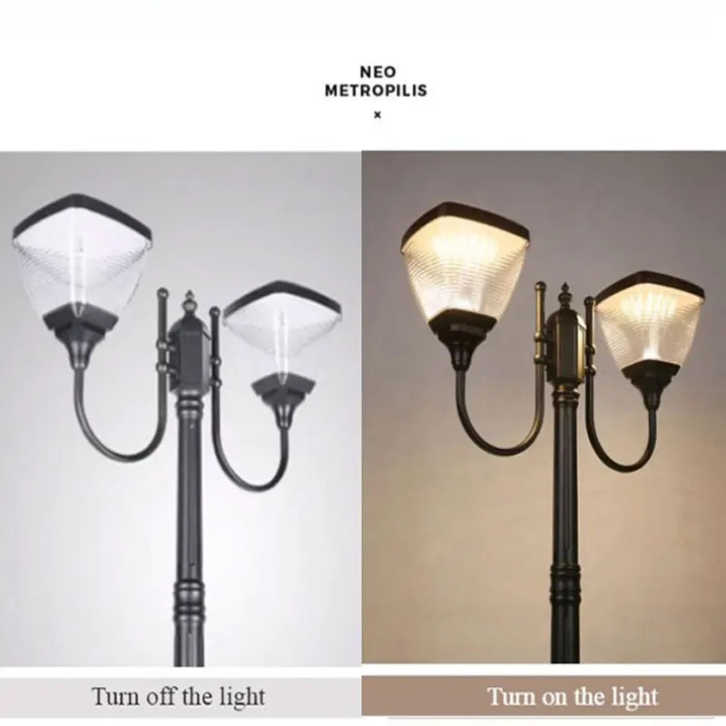 Modern Outdoor Street Lights for Villa Yard Garden Waterproof Aluminum Lamps High Pole Pillar Lamp Landscape Decor Lighting IP65