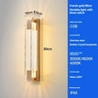 Modern Light Outdoor LED Wall Light Transparent Crystal with Bubble Style for Villa Porch Patio and Garden Lighting Lamps