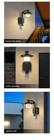 Waterproof LED Wall Light Creative Wall Light IP65 Courtyard Corridor Wall Decoration Modern Garage Balcony Atmosphere Light