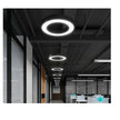 Modern minimalist geometric pendant lights, for dining room, gymnasium, LED hollow pendant lights, supermarket circular lights