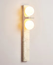 New Style Wall Light Sconce Natural Stone White Glass G9 Bulb Art Deco For Indoor Foyer Bedroom Dining Room