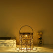 Solar Garden Light Ornaments 600mAh Imitation Rattan Lawn Projection Light Decor