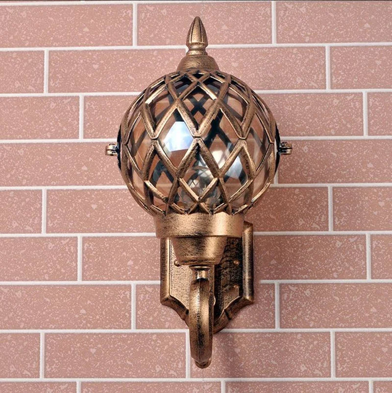 Retro Outdoor Wall lamp Waterproof Outdoor Lighting Creative Garden Lamp European Wall Lamps