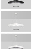 Arrow chandelier LED modeling light Office gym Internet cafe store Shopping mall corridor aisle V-shaped industrial wind light