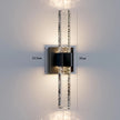 Modern Bubble Crystal LED Wall Lamps Bathroom Dresser Living Room Bedroom Mirror Wall Sconces Indoor Decoration Lighting Lustres