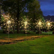 1Pcs Solar LED Firework Light Copper Wire Christmas Fairy Lights Lawn Pathway Light Garden Decoration