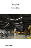 Arrow chandelier LED modeling light Office gym Internet cafe store Shopping mall corridor aisle V-shaped industrial wind light