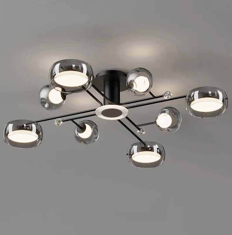 Nordic home decoration salon bedroom decor smart led lamp lights for room dimmable Ceiling light lamparas indoor lighting