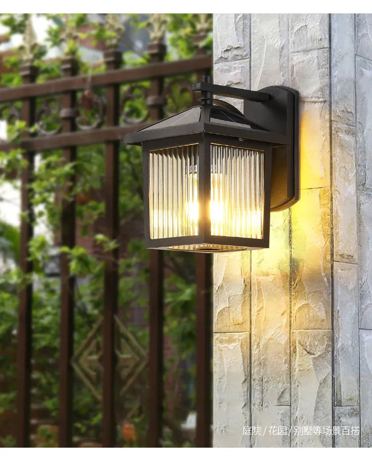 Outdoor Waterproof Wall Lamp Simple Modern Hotel Restaurant Clothing Store Decorative Lighting Villa Gate Balcony Lamp