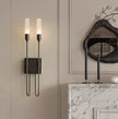 Modern Luxury Double Head Wall Lamp American Style LED Sconce for Living Room Bedroom Bedside Staircase Hotel Villa Dining